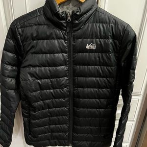 REI Kids Black Puffer Jacket